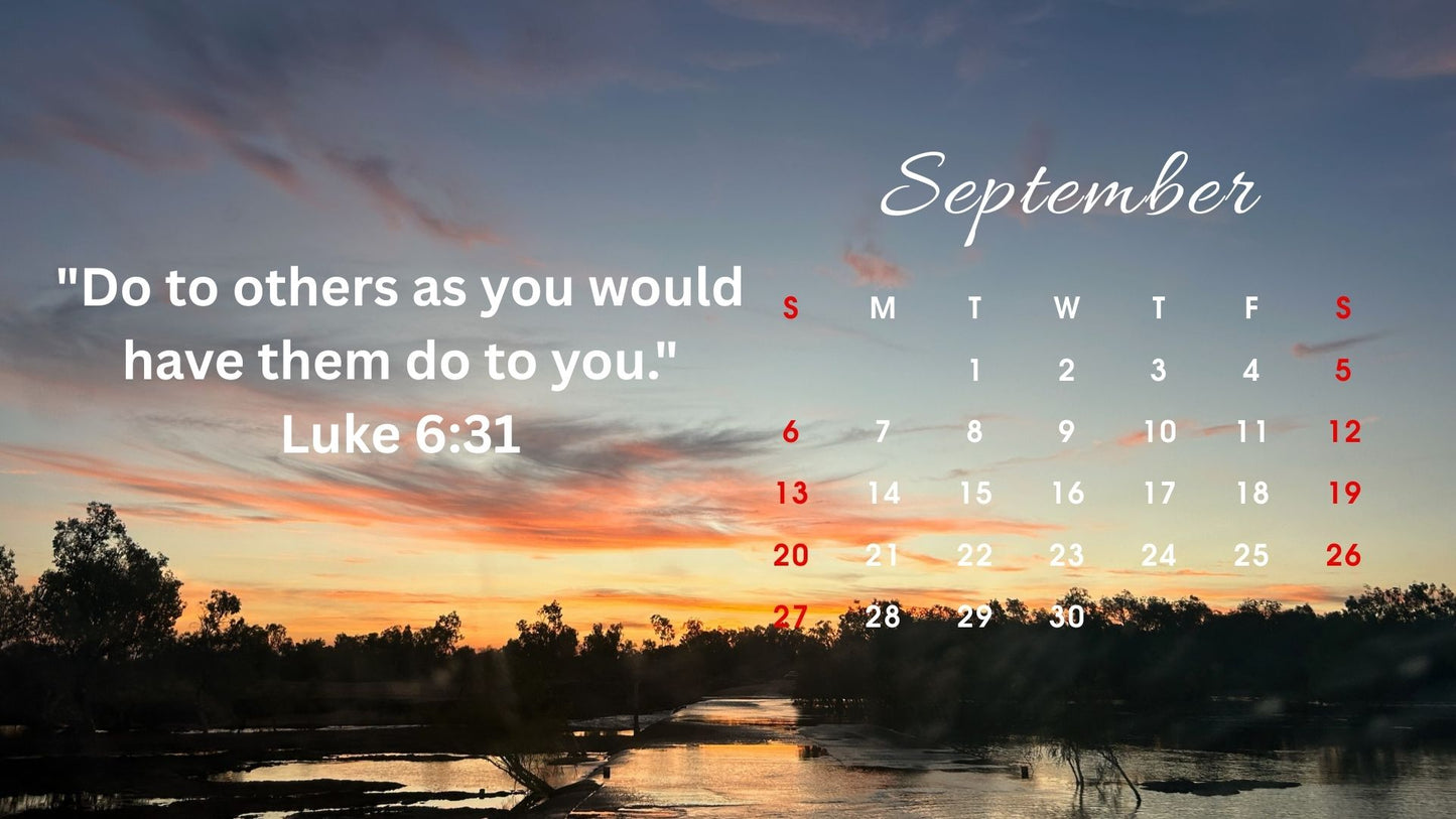 Doomadgee Encouragements 2026 Digital Calendar