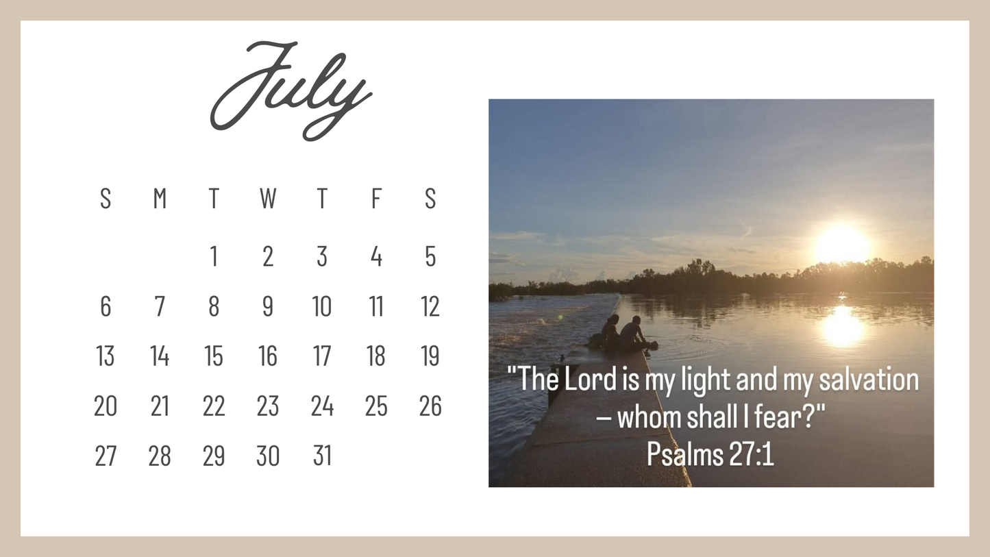 Doomadgee Encouragements 2025 Digital Calendar