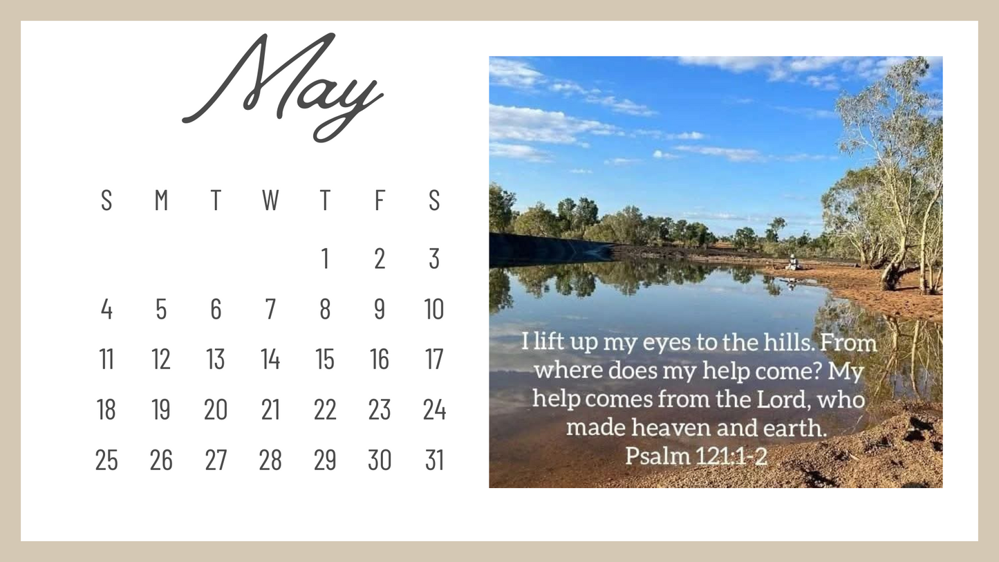 Doomadgee Encouragements 2025 Digital Calendar